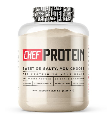 Proteína Para Cocinar Chef Protein Whey 1,28 Kg 40 Servicios