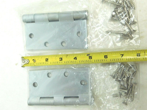 Pair! 4-1/2  Stanley 05-0038 F179 Us260 Butt Hinges With Yyh