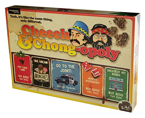 Cheech Amp; Chong-opoly Toked Up Trading Game,keep Zgqgw