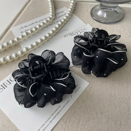 Elegante Pinza De Pelo Con Lazo Para Mujer, Accesorio Elegan