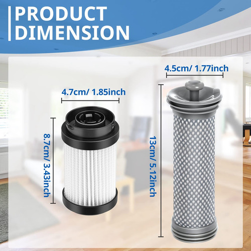 Kit De Piezas De Repuesto De Filtros Hepa Compatible Con Pur