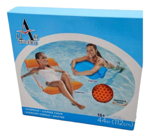 Flotador Cama Inflable 112 Cm Para Piscina Verano Flotador