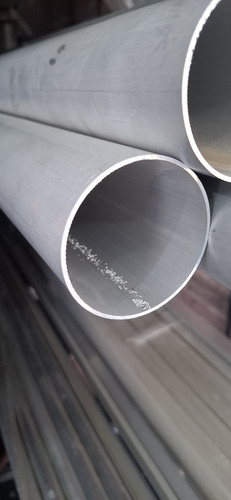 Perfil Caño De Aluminio 70mmx1.5mm 6mt Metros