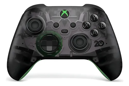 Controlador De Joystick Sem Fio Controle Sem Fio Microsoft Xbox Edicao Especial De 20 Aniversario Preto E Verde