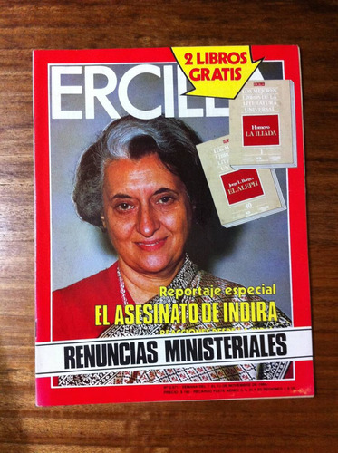 Revista Ercilla Nº3571 - El Asesinato De Indira