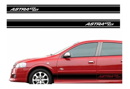Par Faixas Adesivos Compatível Chevrolet Astra Ss At001 Cor CHEVROLET ASTRA SS