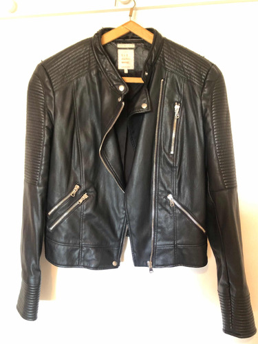 Campera Eco Cuero Zara Trf Talle M