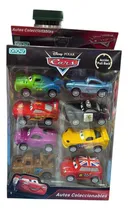 Comprar Cars Set 8 Autitos Con Rayo Mcqueen Y Mate Pull Back Ditoys Rayo Mcqueen Y Amigos Negro