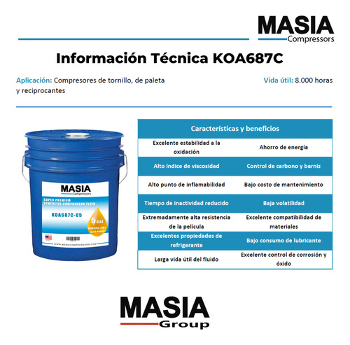 Aceite American Synthol A687c-05 Iso-68