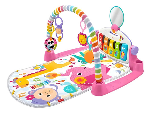 Baby Gimnasio Deluxe Piano Patada Musical Rosa Fisher Price