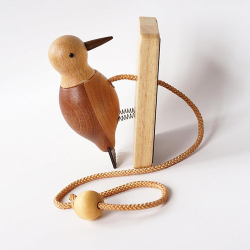 Timbre De Puerta Con Forma De Pájaro Carpintero, Regalo De