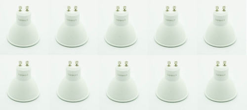 Imagen 3 de 10 de Lampara Dicroica Led 7w Fria O Calida 220v Gu10 Pack X10