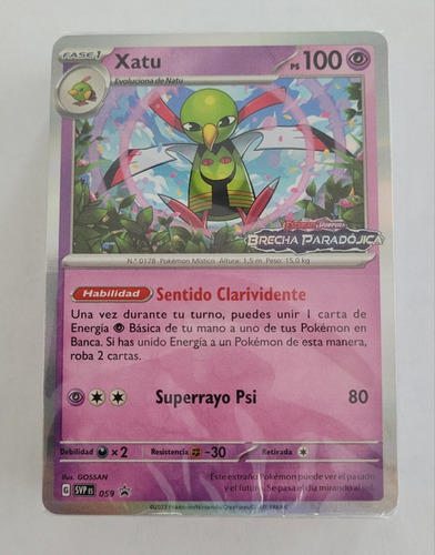 Pokemon Pokemon Paquete Pre Release Paradox Rift Xatu