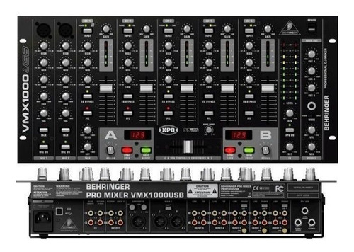 Mezcladora Behringer Vmx 1000 Usb Profecional Usb Dj Mixer