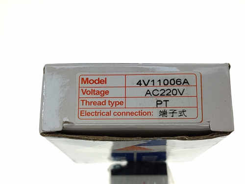 Electrovalvula Neumatica Airtac 4v110-06a 5/2 Vias 220vca