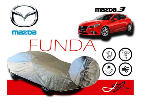 Cubre Gruesa Broche Afelpada Eua Mazda 3 Hatchback 2014-16