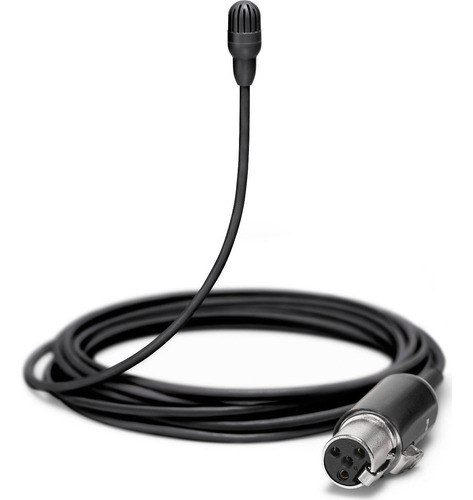 Microfone de lapela subminiatura preto Shure TL46b/o-MTQG