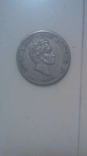 Moneda De Colección Año 1959 Libertador 50 Centavos