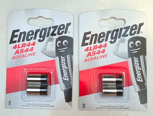 Imagem 1 de 2 de 4x Pilha Bateria Energizer 4lr44 A544 Coleira Anti Latido