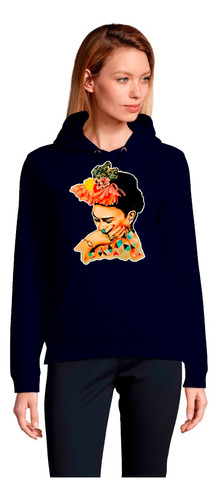 Polerón Dama/unisex Estampado Diseño Frida Colores Exclusivo