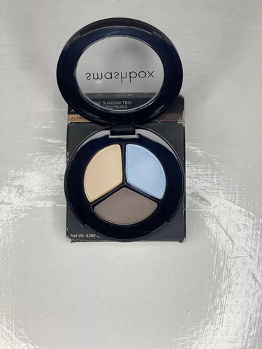 Trío De Sombras Para Ojos Alabaster - Smashbox Nude.cafe Azul Cielo