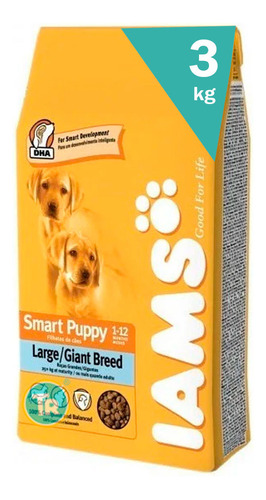 Iams Perro Cachorro Razas Grandes Y Gigantes 3kg - Promo Exp