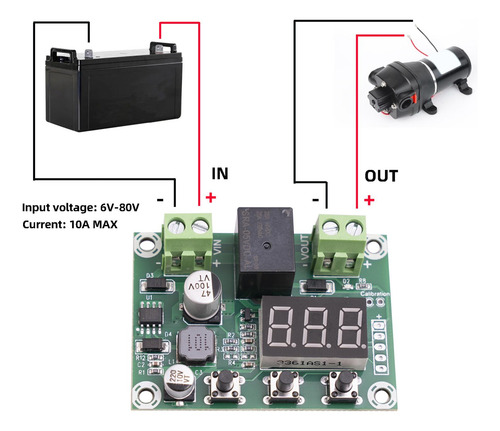 Módulo De Protección 12v Xh-m609 Interruptor De