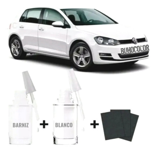 Imagen 1 de 7 de Tinta Rayones Retoque Fix Volkswagen Branco Puro