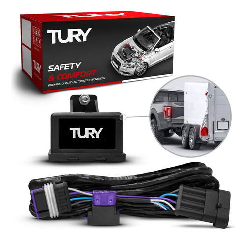 Módulo De Iluminação De Carretas Engate Tury Connect 1 D