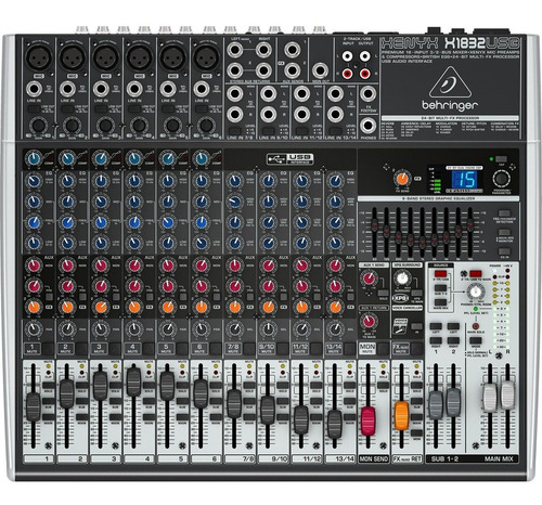 Consola Behringer X1832usb Xenyx De Mezcla 100v/240v