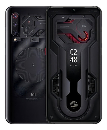 Xiaomi Mi 9 Explorer Edition Dual SIM 256 GB negro transparente 8 GB RAM