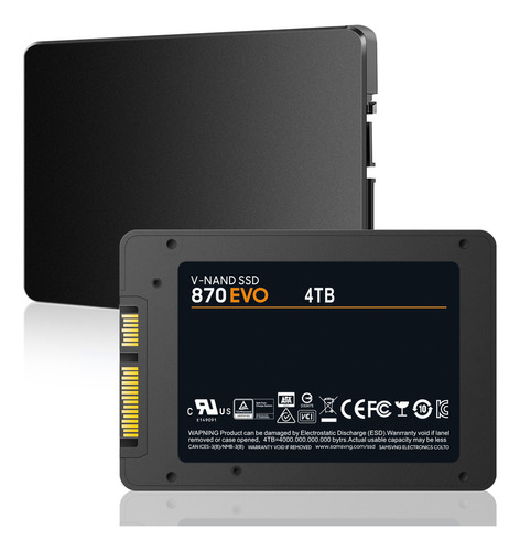 Disco De Estado Sólido 870 Evo, 4 Tb, Ssd, Velocidad De Lect