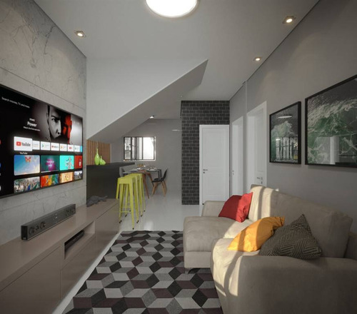 Imagem 4 de 10 de Casa, 2 Dorms Com 51.4 M² - Balneario Esmeralda - Praia Grande - Ref.: Pgbr3 - Pgbr3