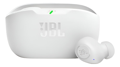 Audífonos Jbl Inalámbricos Wave Buds Color Blanco Y Negro