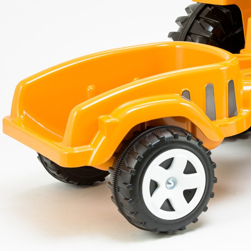 Trator Infantil Elétrico 12v Para Crianças C/ Caçamba Biemme