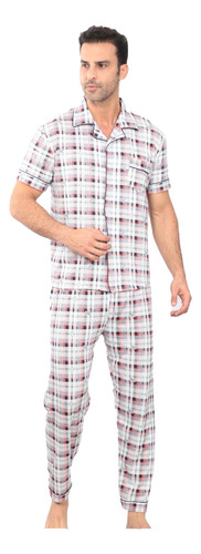 Pijama  Caballero Conjunto De Camisa Y Pantalón
