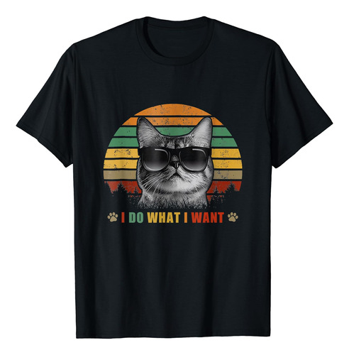 Vintage Cat Hago Lo Que Quiero Gato Divertido Cat Lover Cami