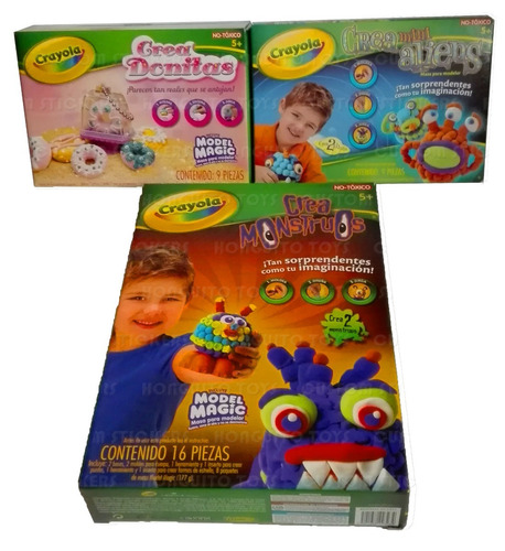 Crea Mini Aliens De Crayola, Set Con Model Magic