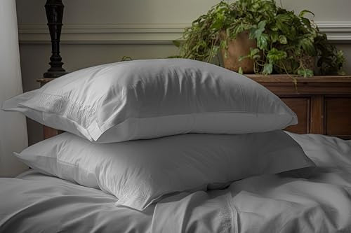 Juego De 2 Fundas De Almohada 1000 Hilos 100% Algodón