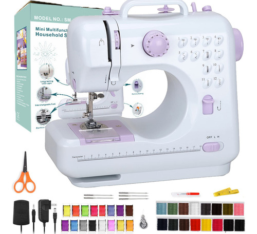 Máquina De Coser Manual Portátil 12 Tipos De Puntadas