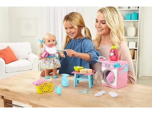 Muñeca Bebita Hora De Comer Y Jugar Little Mommy