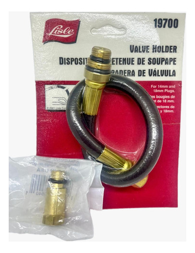 Sujetador Lisle Para Valvulas + Adaptador Para Bujia 12mm