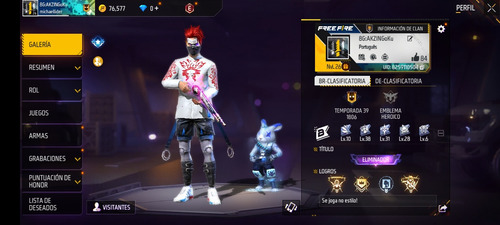 Vendo Está Cuenta De Free Fire De Región Brasil