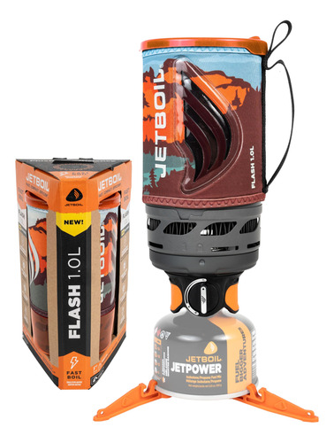 Jetboil Flash 2025 Estufa Portátil Para Camping 1.0 L Con