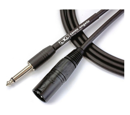 Cabo Santo Angelo Ninja Microfone 0,20mm P10 Xlr M 6 Metros