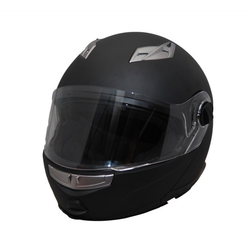 Casco Motociclista Mediano 57-58cm Dot Negro Ff-113 Bmd