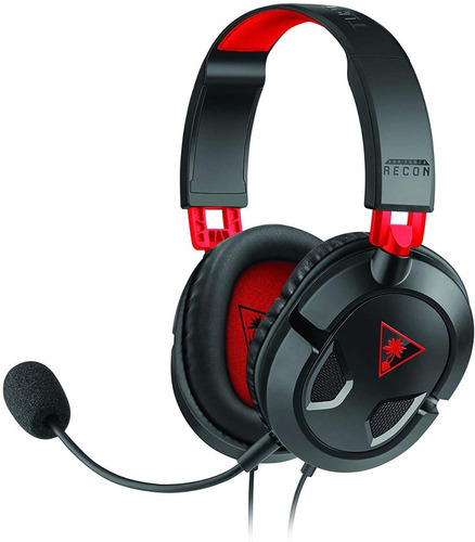 Audifonos Gamer Turtle Beach Recon 50 Xbox One Ps4 Switch Color Rojo