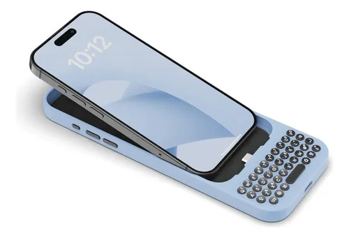 Keyboard Case Clicks For iPhone 16 Pro W/ Backlight & Shortc