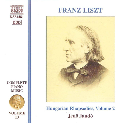 Cd: Liszt Franz Complete Piano Music 13/rapsodi Húngara