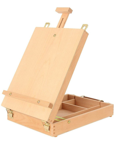 Caja De Almacenamiento De Pintura De Caballete De Arte Sumin